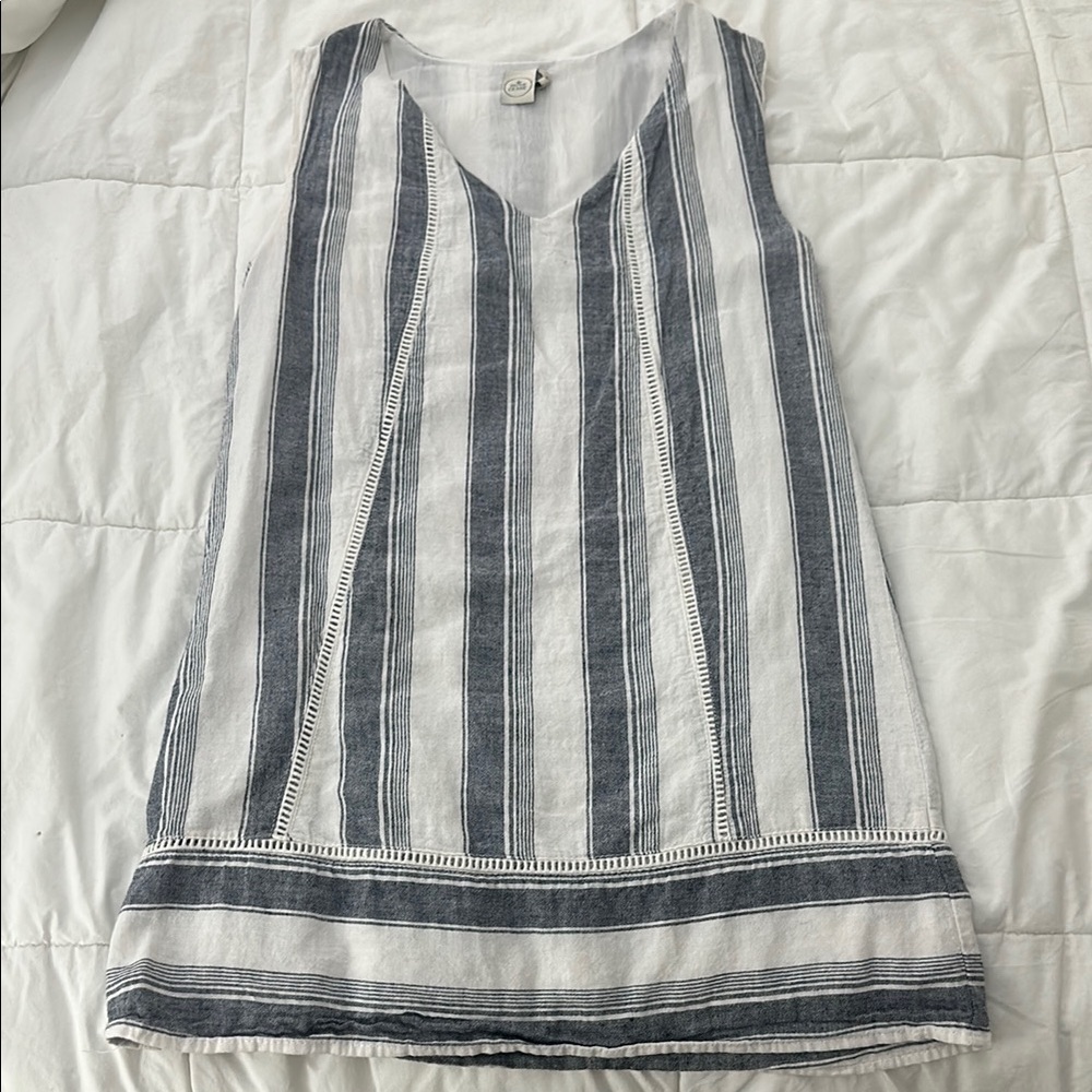 Paper Crane Striped Mini Dress